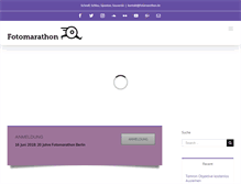 Tablet Screenshot of fotomarathon.de